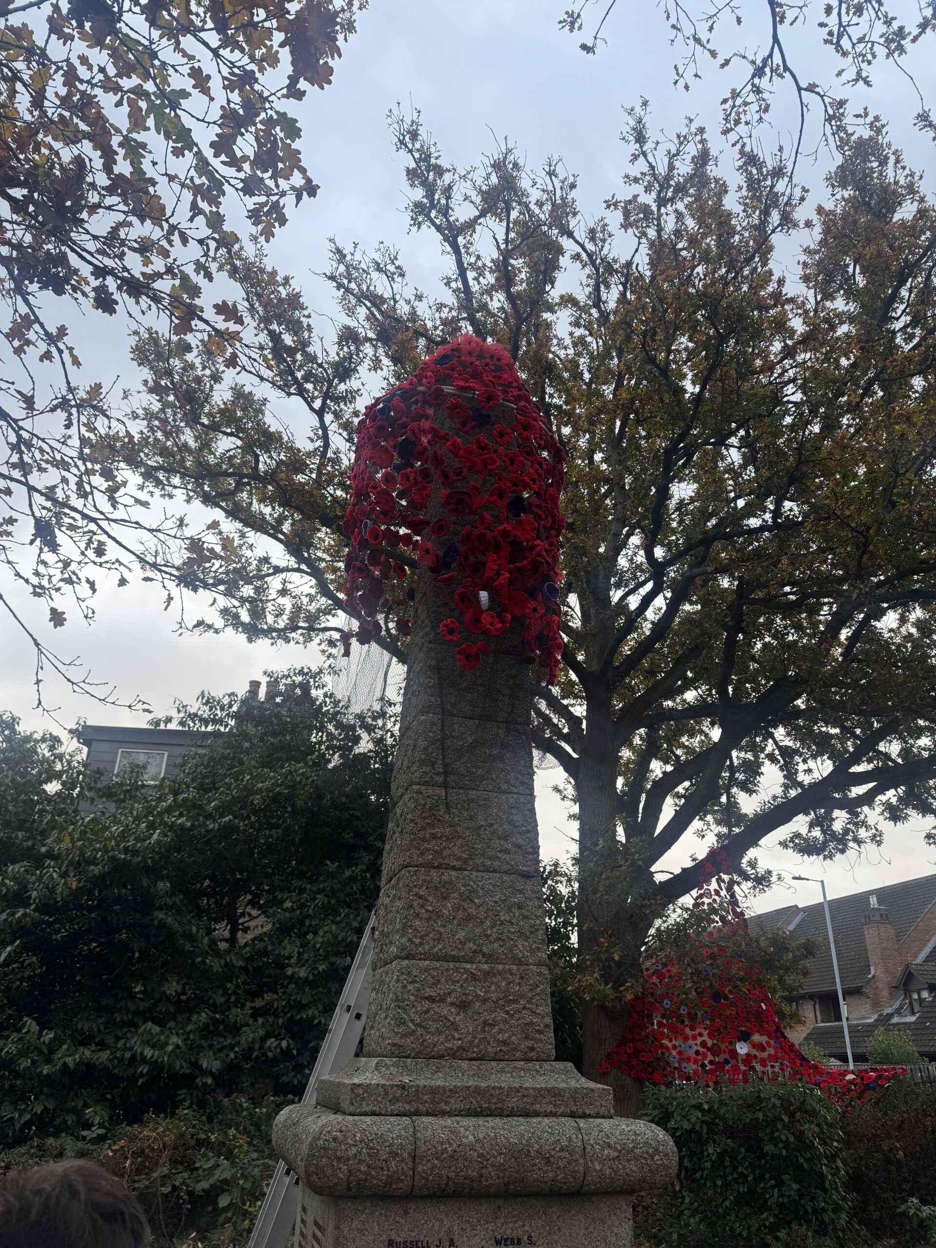 Clewer Memorial Poppy Project community display