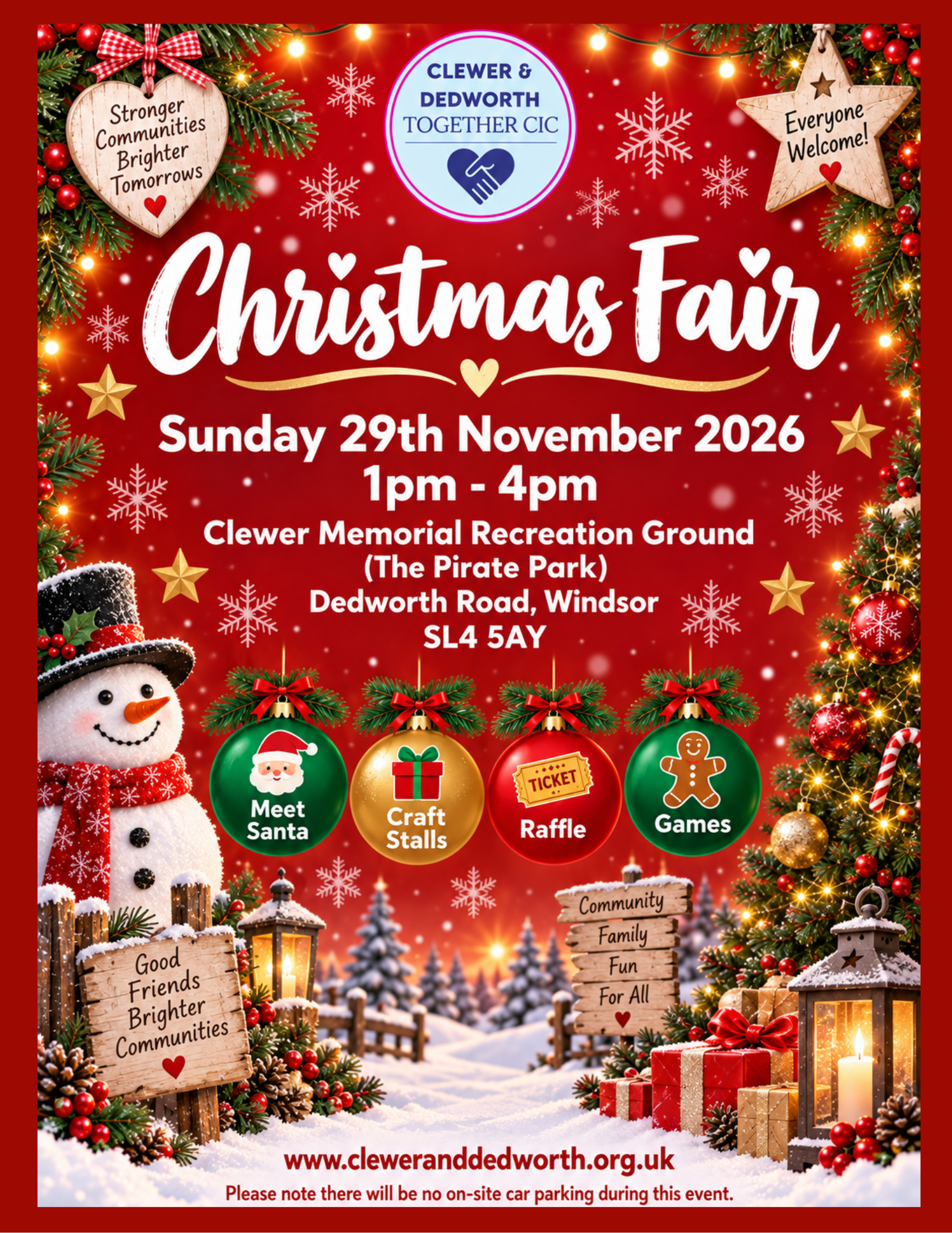 Clewer and Dedworth Together Christmas Fair 2026